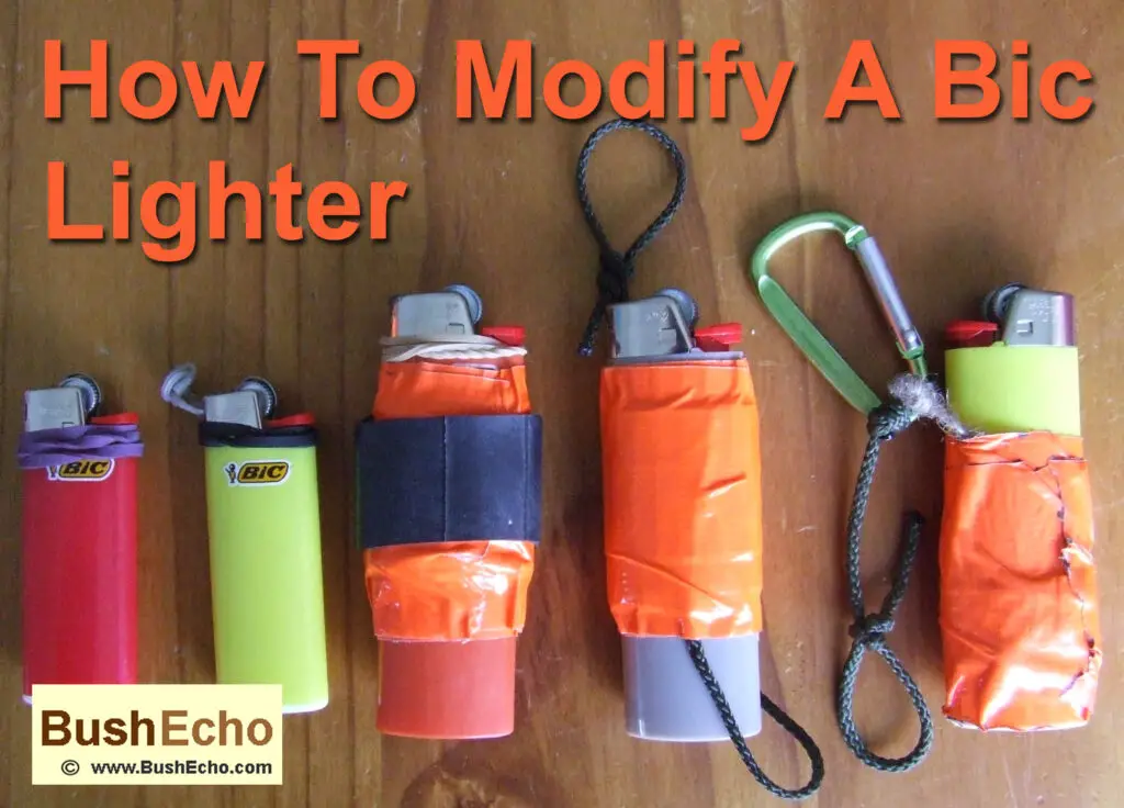 How to modify Bic lighter