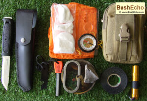 Survival kit pouches layers