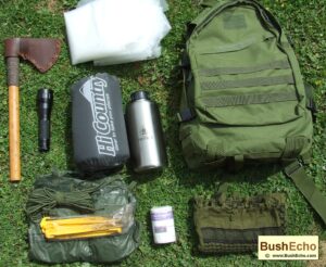 Backpack survival kit