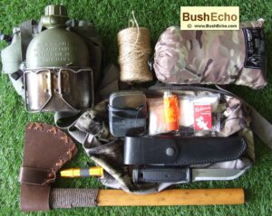 Bushcraft survival kit waistbag