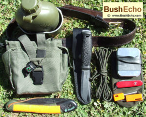 Survival bushcraft kit pouch