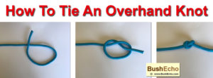 How to tie an overhand knot