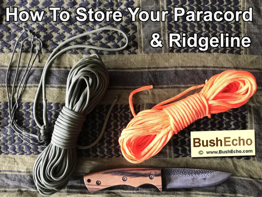 How to store your paracord and ridgeline