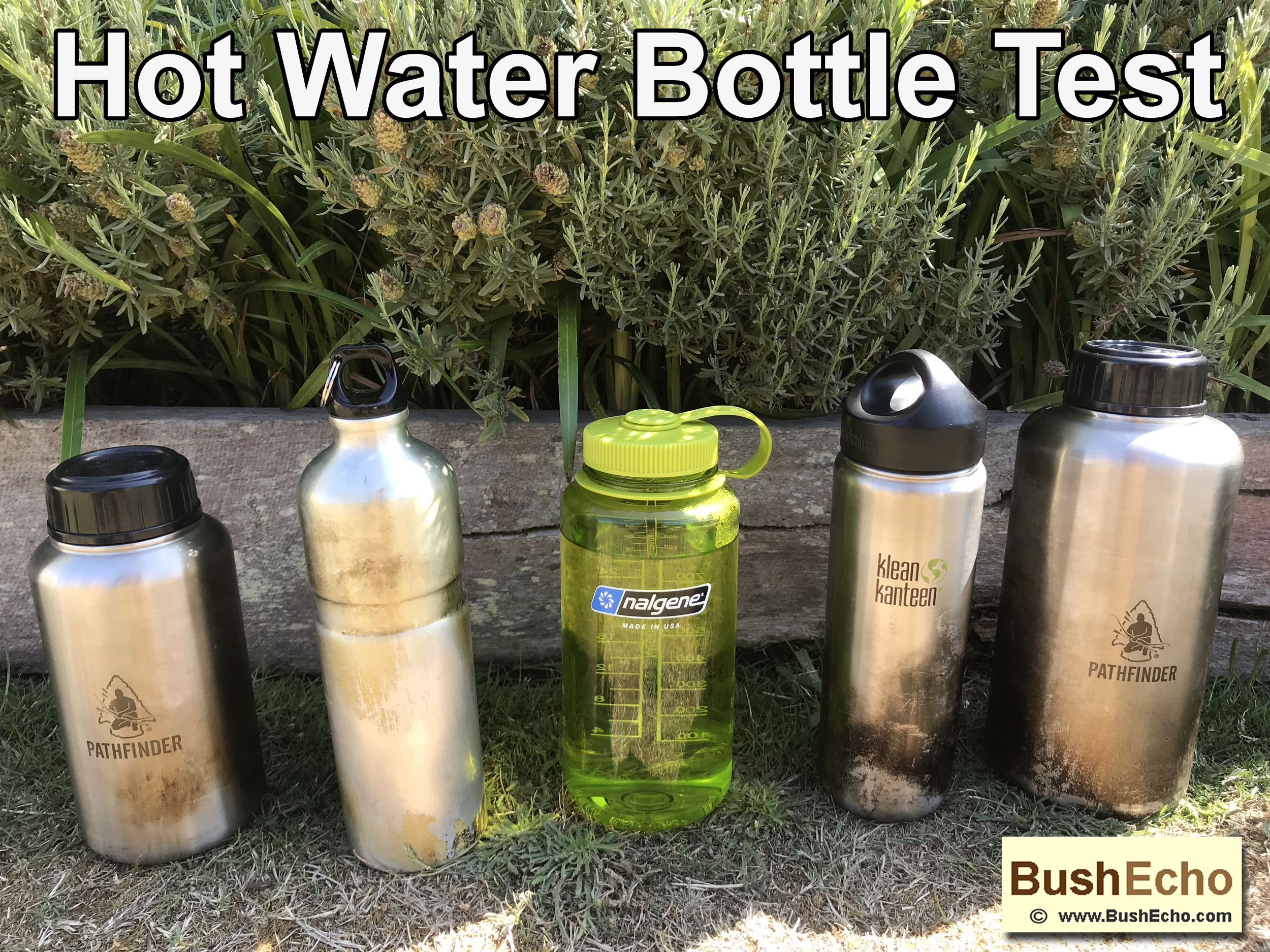 Bushcraft hot water bottle test