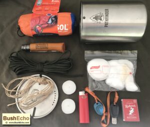 Pathfinder cup survival kit