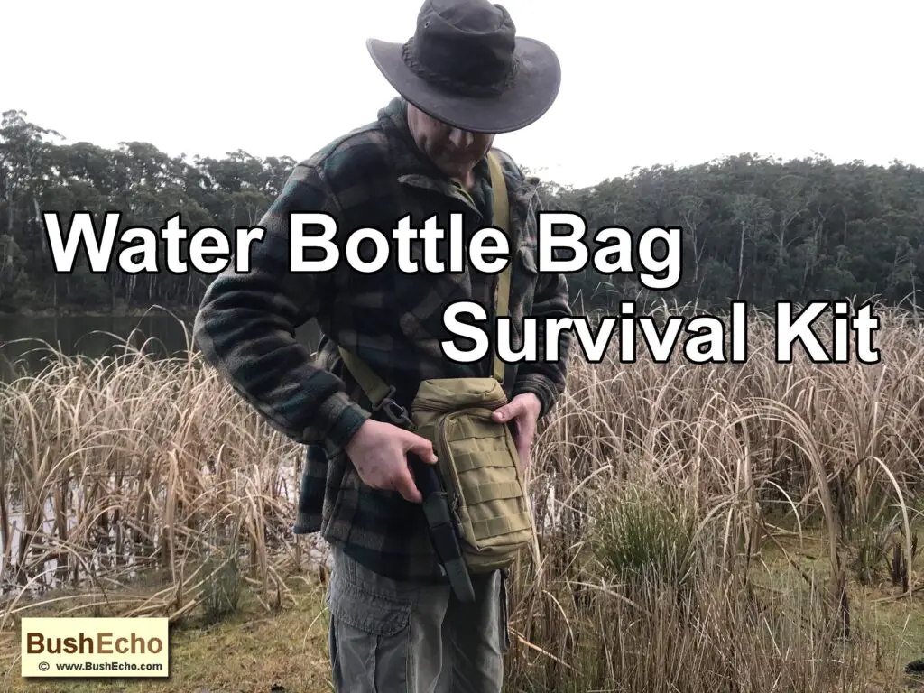 Water Bottle Bag Survival Kit