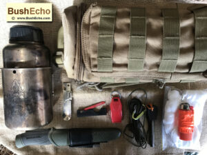 Bushcraft kit pathfinder bottle bag